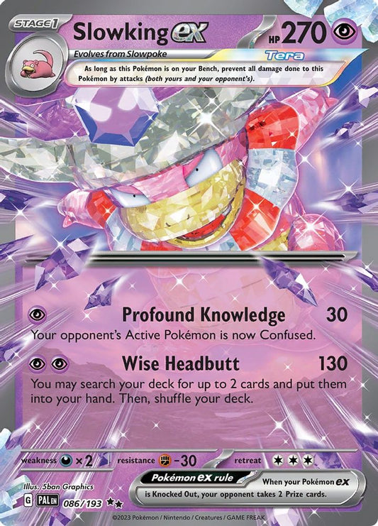 Slowking ex 086/193  - Holofoil SV02 Paldea Evolved - Double Rare