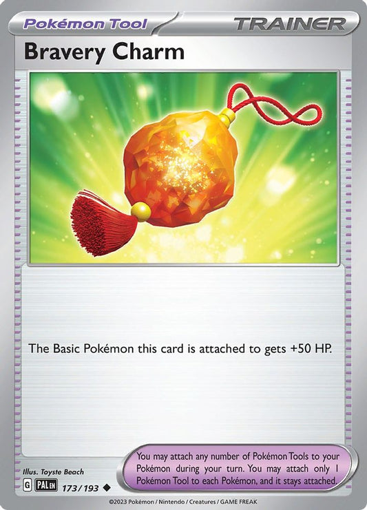 Bravery Charm 173  SV02 Paldea Evolved - Uncommon