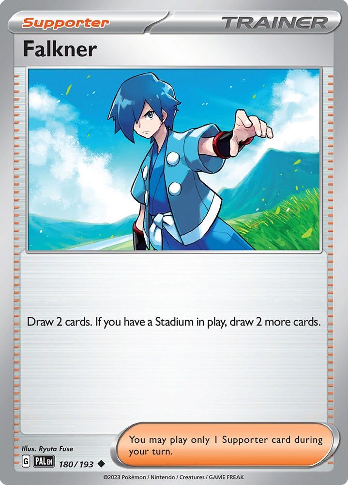 Falkner 180/193  - Reverse Holofoil SV02 Paldea Evolved - Uncommon