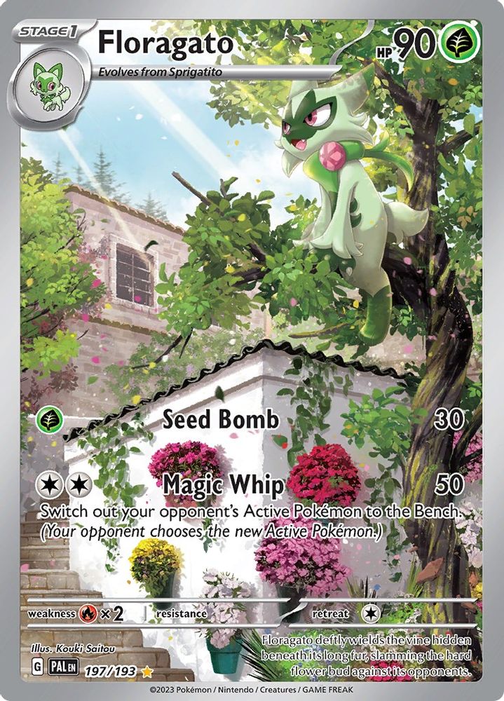 Floragato 197/193  - Holofoil SV02 Paldea Evolved - Illustration Rare