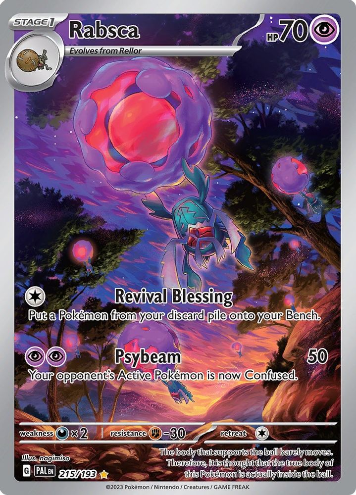 Rabsca 215/193  - Holofoil SV02 Paldea Evolved - Illustration Rare