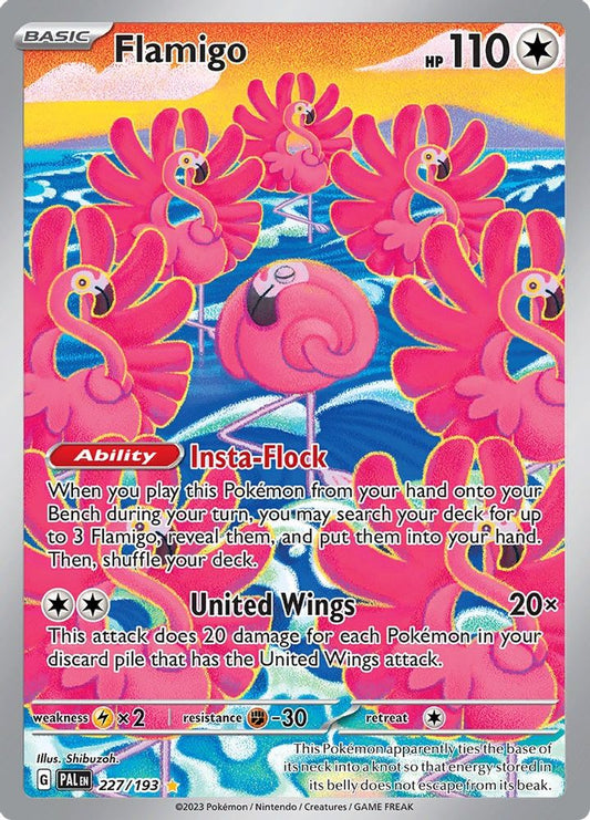 Flamigo 227/193  - Holofoil SV02 Paldea Evolved - Illustration Rare