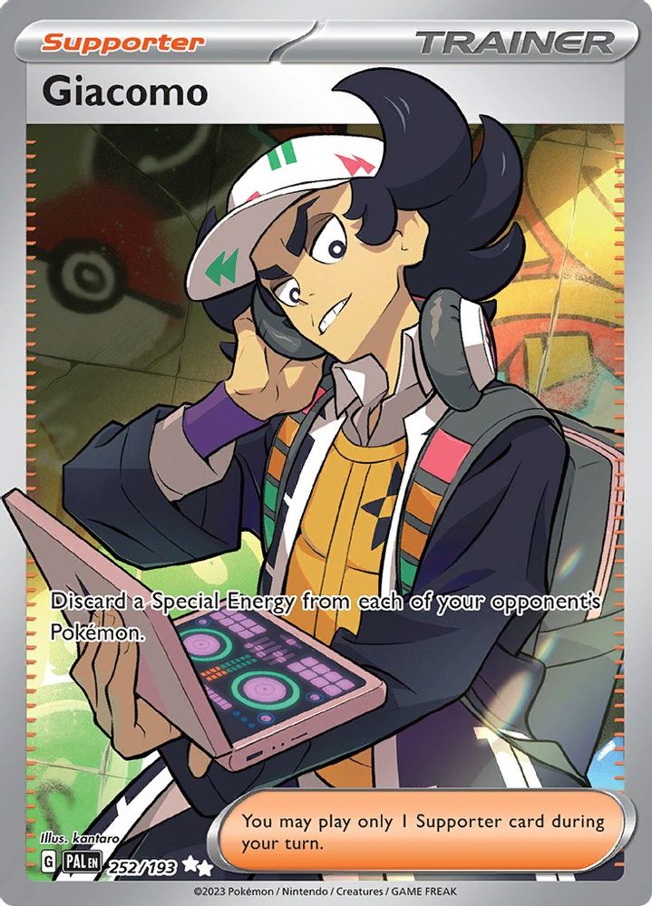 Giacomo 252/193  - Holofoil SV02 Paldea Evolved - Ultra Rare