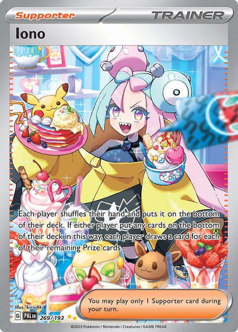 Iono 269/193  - Holofoil SV02 Paldea Evolved - Special Illustration Rare