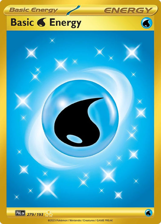 Basic Water Energy 279/193  - Holofoil SV02 Paldea Evolved - Hyper Rare