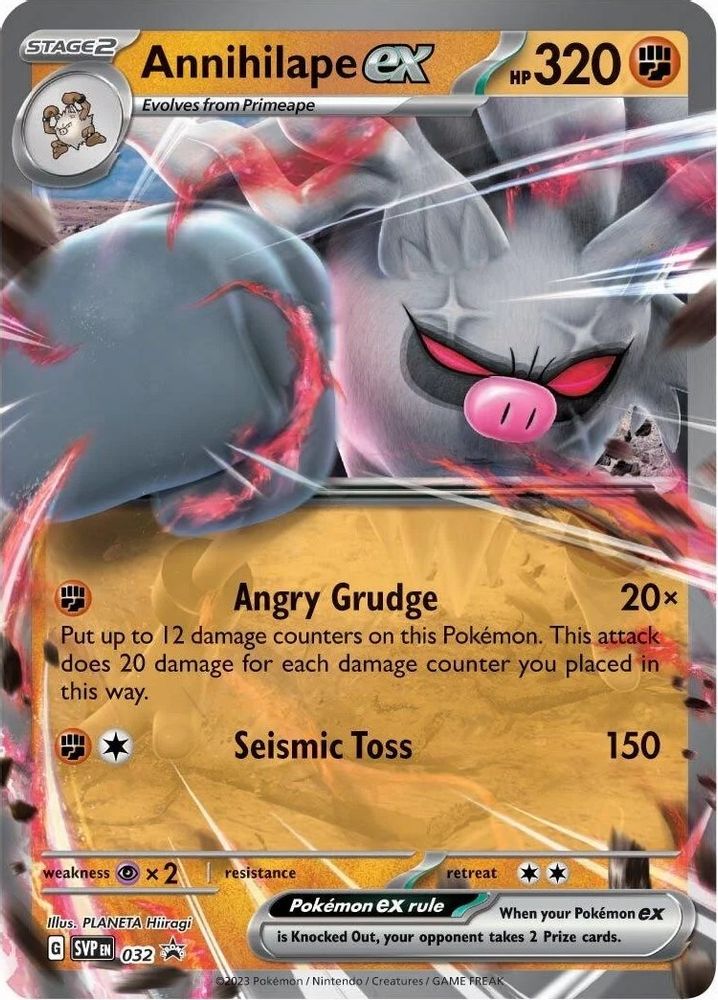 Annihilape ex 032  - Holofoil SV Scarlet & Violet Promo Cards - Promo
