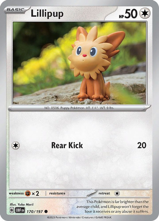 Lillipup 170  SV03 Obsidian Flames - Common