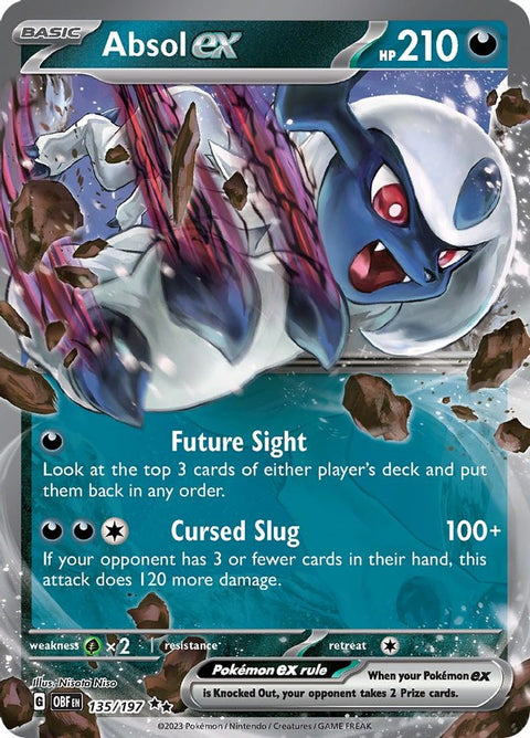 Absol ex 135/197  - Holofoil SV03 Obsidian Flames - Double Rare