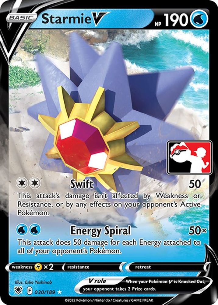 Starmie V  - Holofoil Prize Pack Series Cards - Ultra Rare