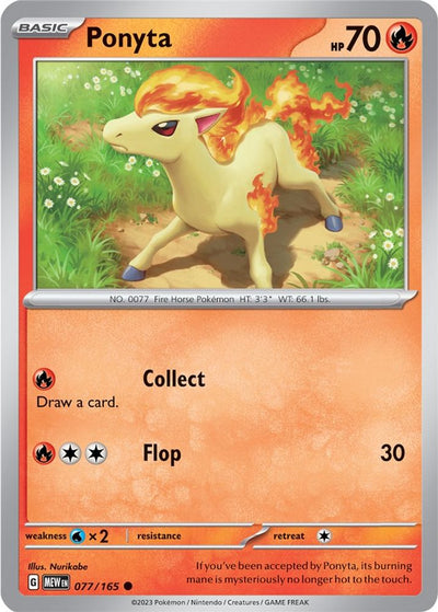 Ponyta 077  SV Scarlet & Violet 151 - Common