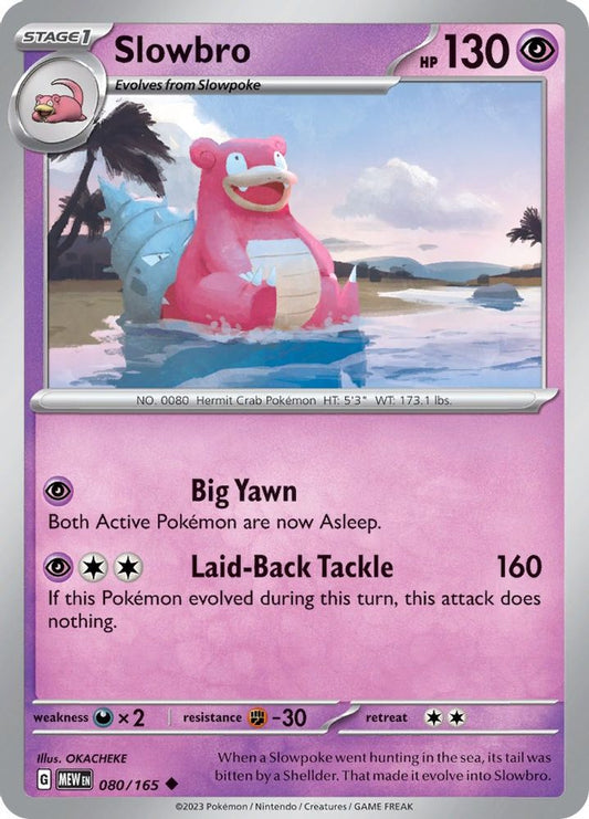 Slowbro 080  SV Scarlet & Violet 151 - Uncommon