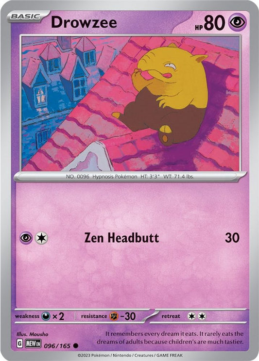 Drowzee 096  SV Scarlet & Violet 151 - Common