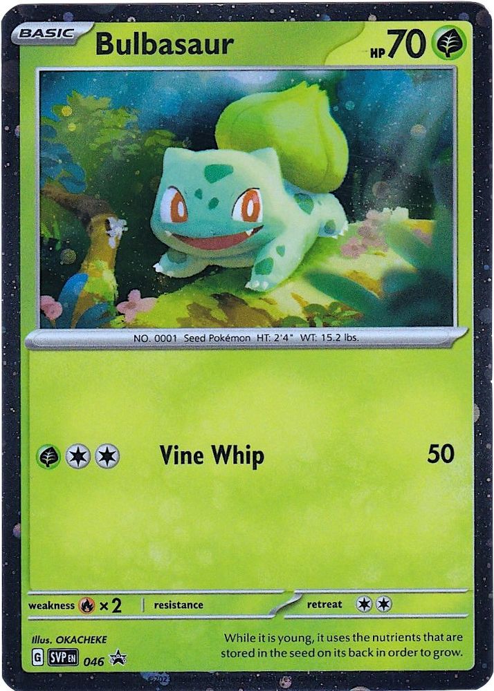 Bulbasaur (Cosmos Holo) 046  - Holofoil SV Scarlet & Violet Promo Cards - Promo