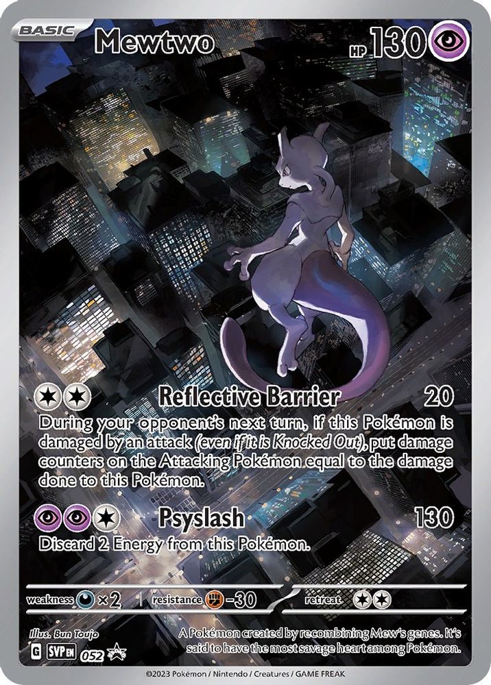 Mewtwo 052  - Holofoil SV Scarlet & Violet Promo Cards - Promo
