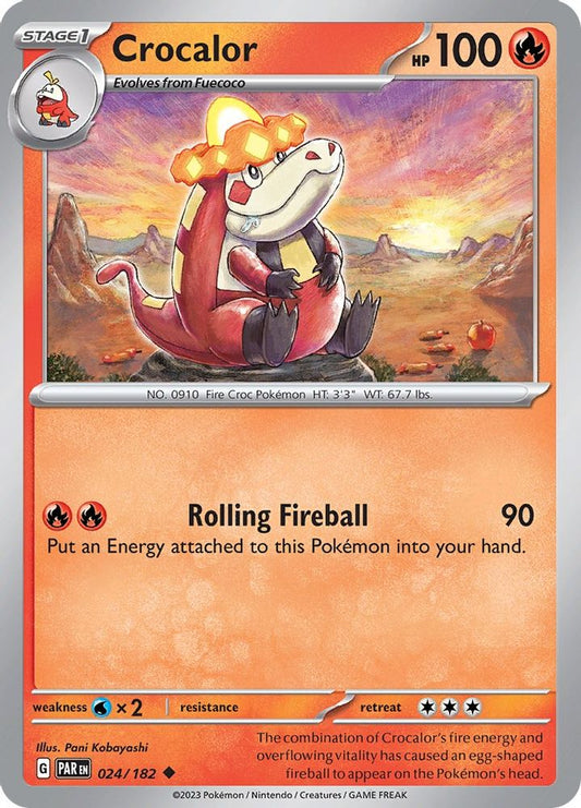 Crocalor 024  SV04 Paradox Rift - Uncommon
