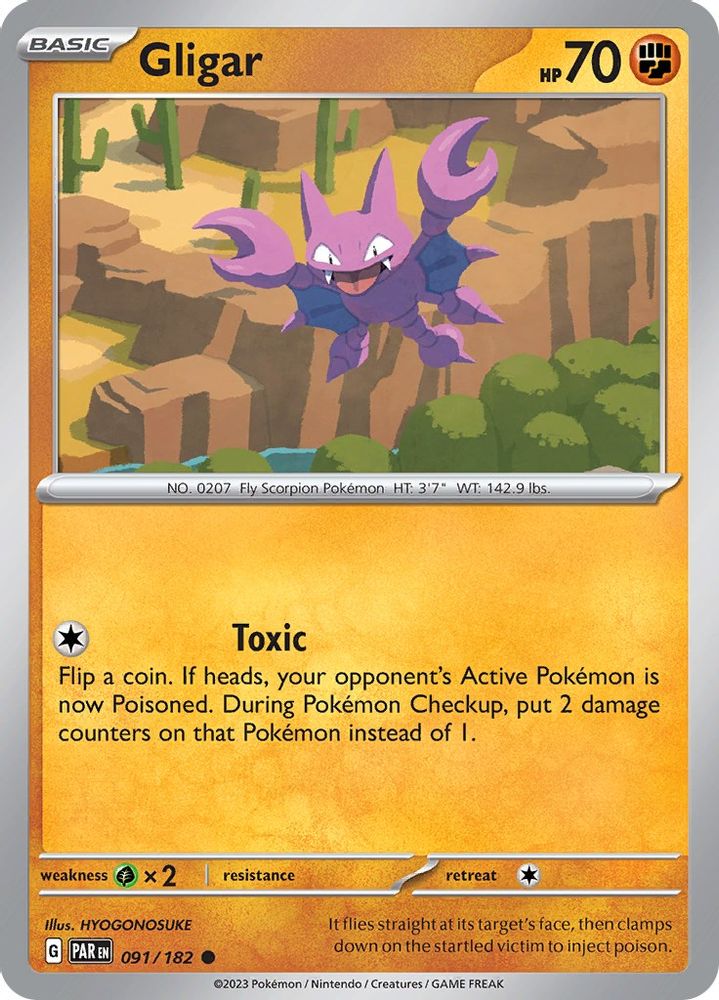 Gligar 091  SV04 Paradox Rift - Common