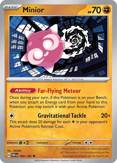 Minior 099/182  SV04 Paradox Rift - Uncommon