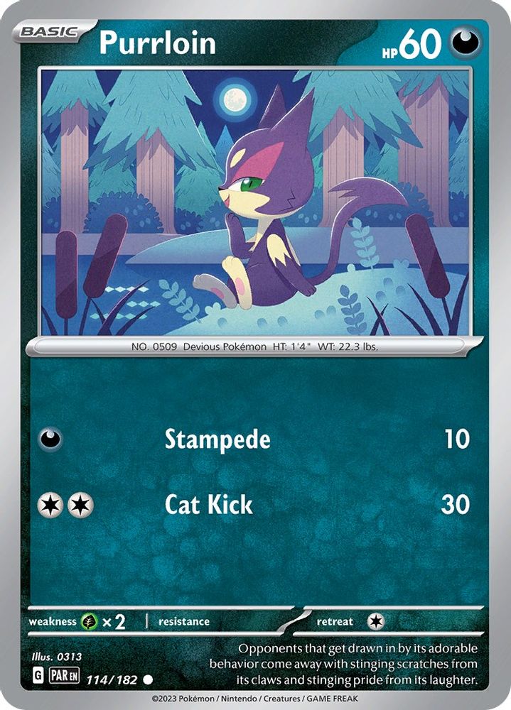 Purrloin 114  SV04 Paradox Rift - Common