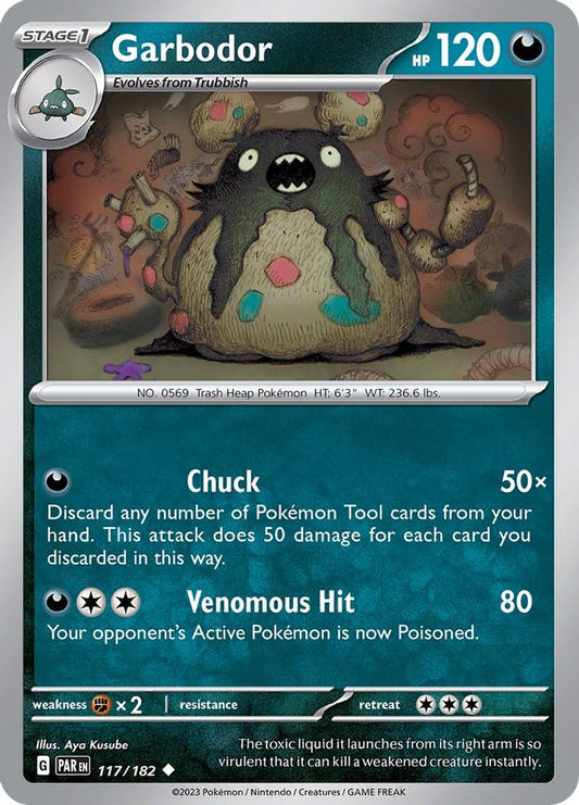 Garbodor 117/182  SV04 Paradox Rift - Uncommon
