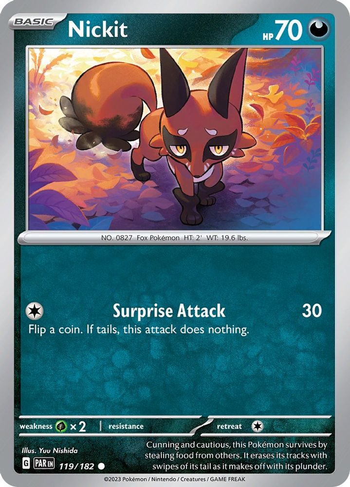Nickit 119  SV04 Paradox Rift - Common