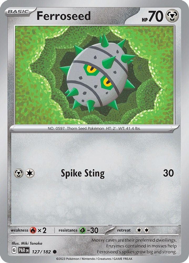Ferroseed 127  SV04 Paradox Rift - Common