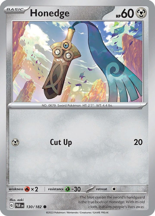 Honedge 130/182  SV04 Paradox Rift - Common