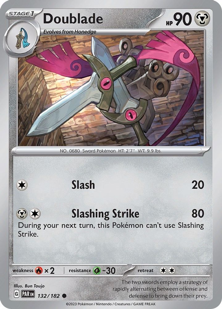 Doublade 132/182  SV04 Paradox Rift - Common