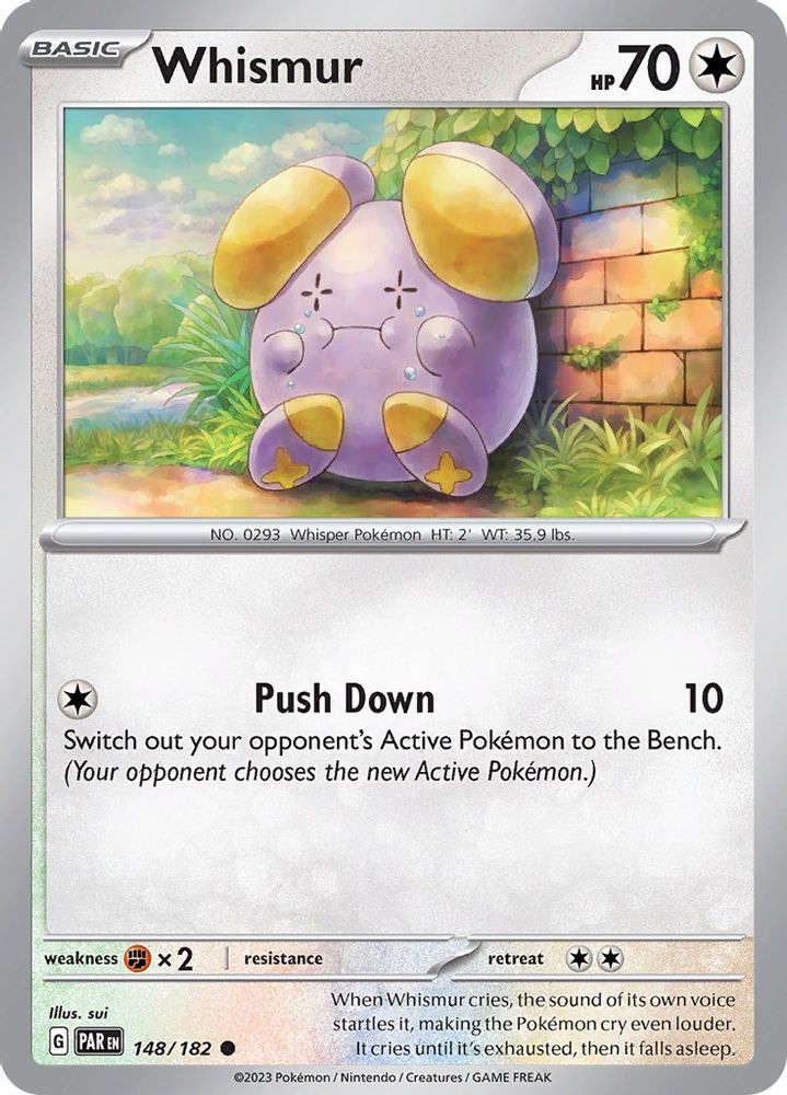 Whismur 148  SV04 Paradox Rift - Common