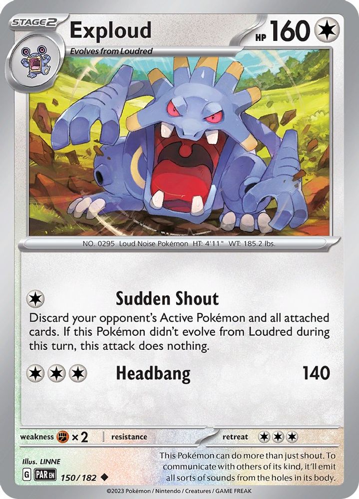 Exploud 150  SV04 Paradox Rift - Uncommon