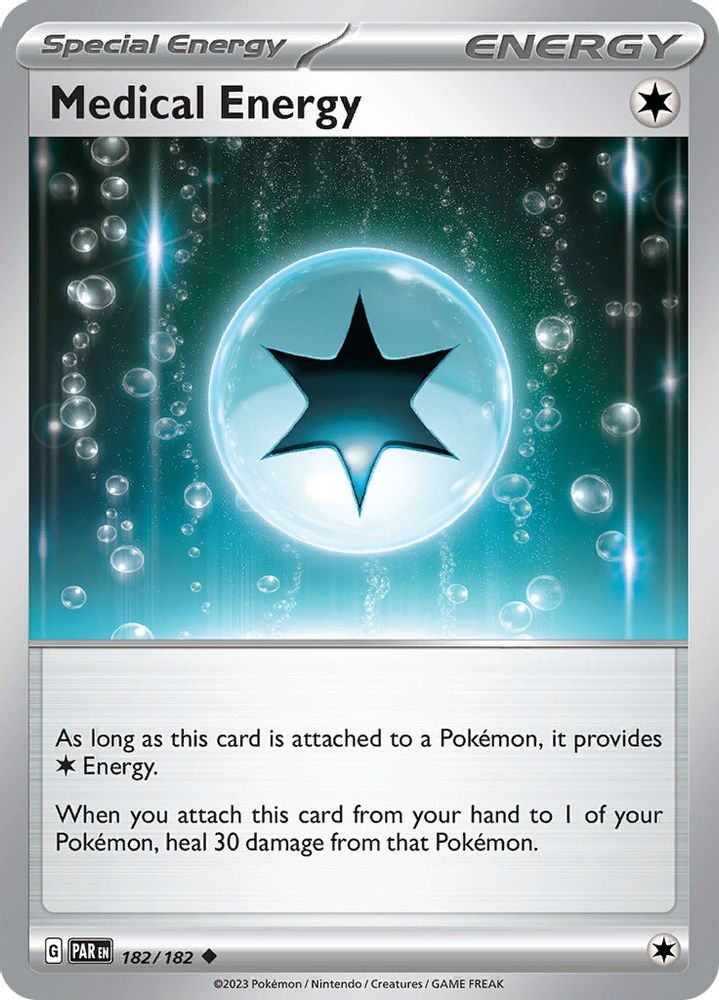 Medical Energy 182  - Reverse Holofoil SV04 Paradox Rift - Uncommon