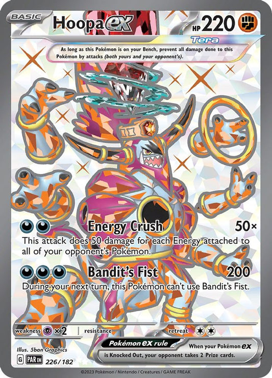 Hoopa ex 226/182  - Holofoil SV04 Paradox Rift - Ultra Rare