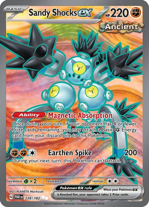 Sandy Shocks ex 228/182  - Holofoil SV04 Paradox Rift - Ultra Rare