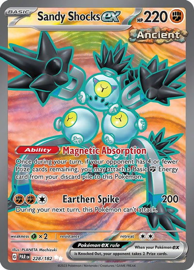 Sandy Shocks ex 228/182  - Holofoil SV04 Paradox Rift - Ultra Rare
