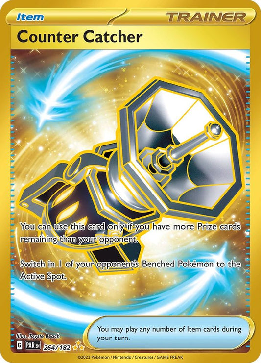 Counter Catcher 264/182  - Holofoil SV04 Paradox Rift - Hyper Rare
