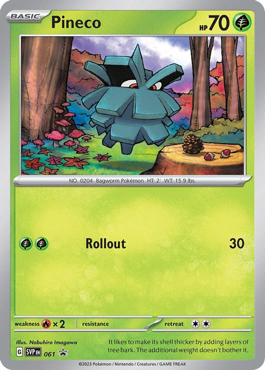 Pineco 061  - Holofoil SV Scarlet & Violet Promo Cards - Promo
