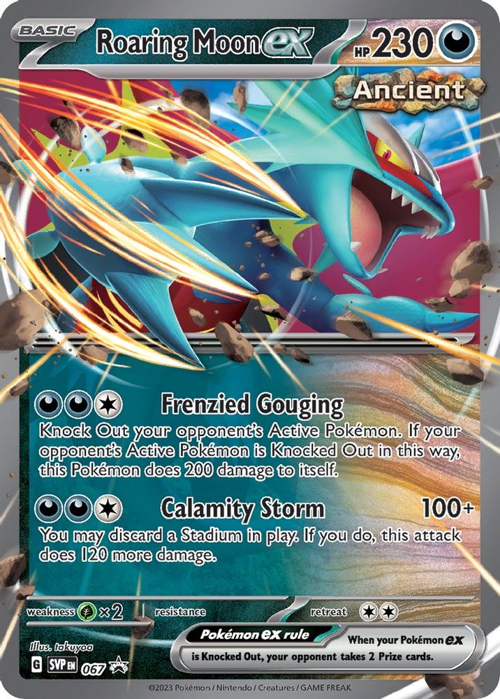 Roaring Moon ex 067  - Holofoil SV Scarlet & Violet Promo Cards - Promo