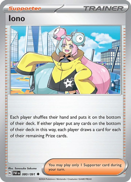 Iono 080/091  SV Paldean Fates - Uncommon