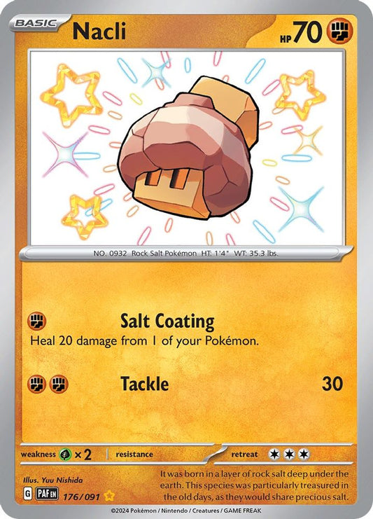Nacli 176/091  - Holofoil SV Paldean Fates - Shiny Rare