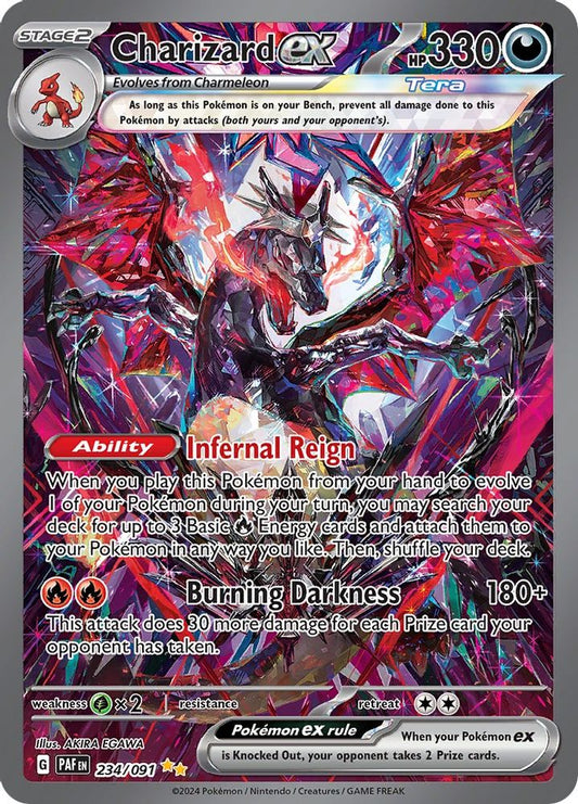 Charizard ex 234/091  - Holofoil SV Paldean Fates - Special Illustration Rare