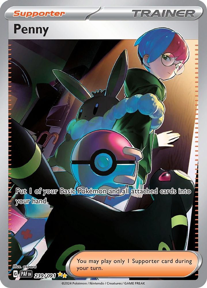 Penny 239  - Holofoil SV Paldean Fates - Special Illustration Rare
