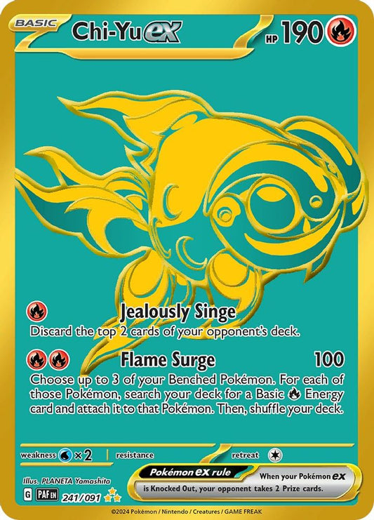 Chi-Yu ex 241  - Holofoil SV Paldean Fates - Hyper Rare