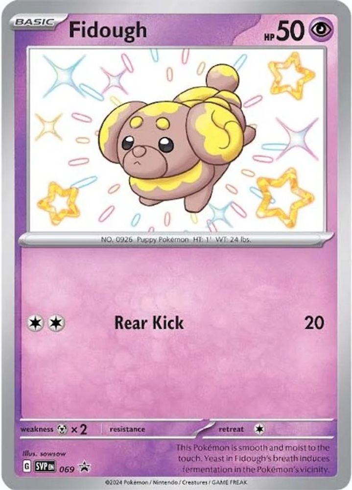 Fidough 069  - Holofoil SV Scarlet & Violet Promo Cards - Promo