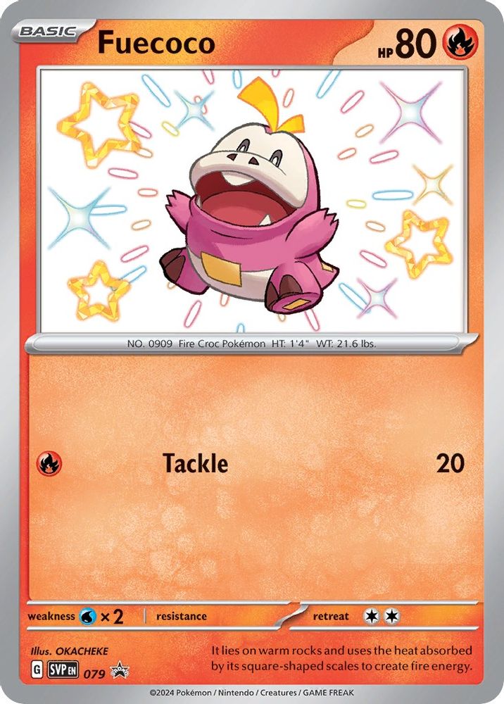 Fuecoco 079  - Holofoil SV Scarlet & Violet Promo Cards - Promo