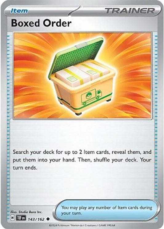 Boxed Order 143  SV05 Temporal Forces - Uncommon