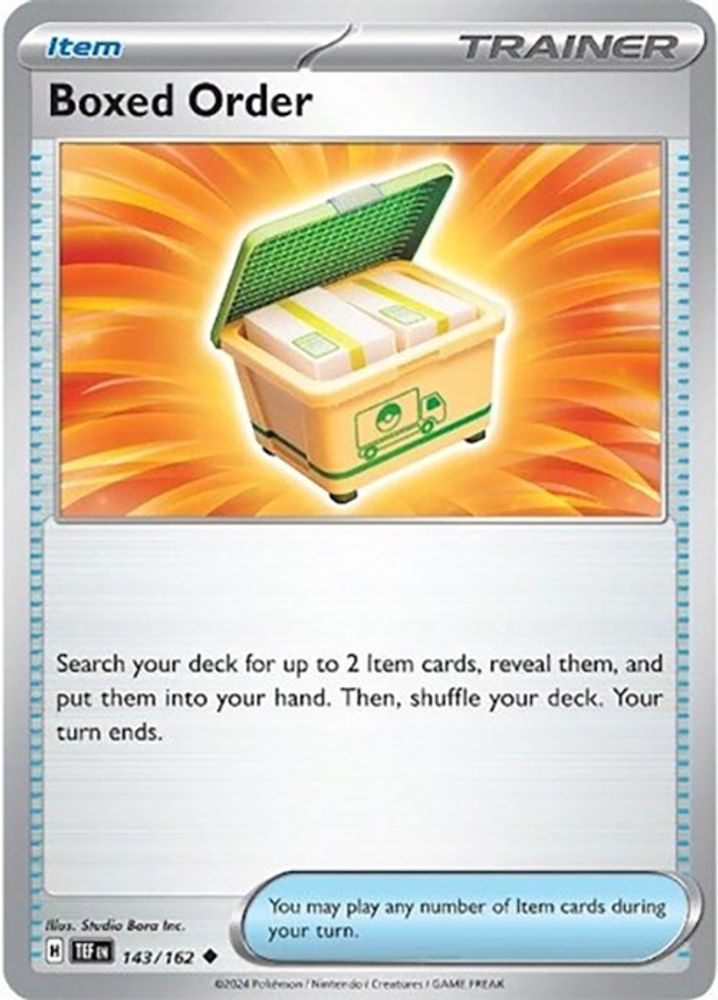 Boxed Order 143  SV05 Temporal Forces - Uncommon