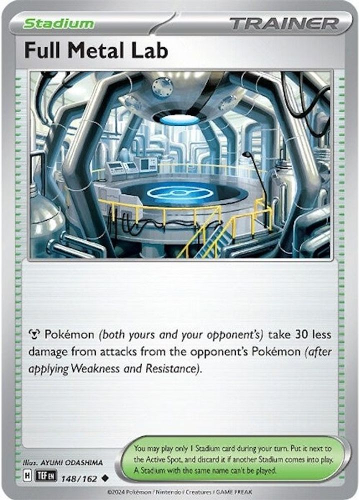 Full Metal Lab 148  - Reverse Holofoil SV05 Temporal Forces - Uncommon