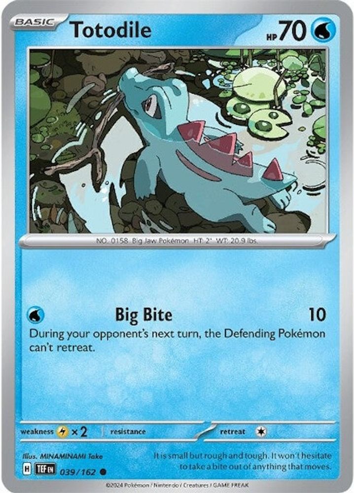 Totodile 039  SV05 Temporal Forces - Common