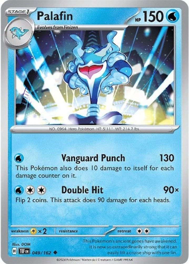 Palafin 049  - Reverse Holofoil SV05 Temporal Forces - Uncommon