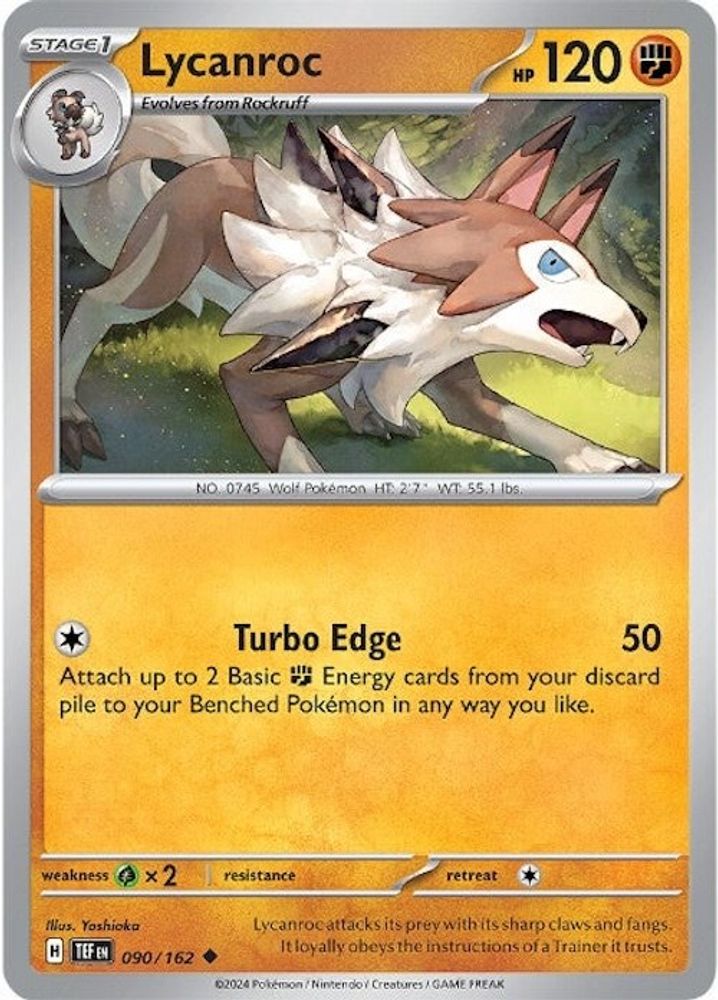 Lycanroc 090  SV05 Temporal Forces - Uncommon