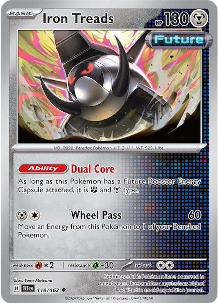 Iron Treads 118  - Reverse Holofoil SV05 Temporal Forces - Uncommon